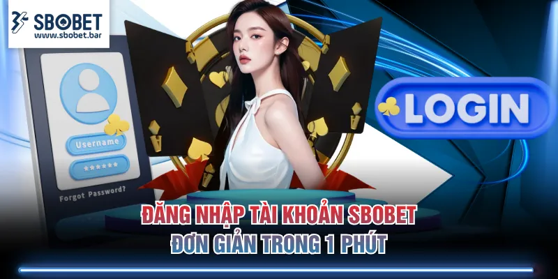 Đăng nhập tài khoản SBOBET đơn giản trong 1 phút