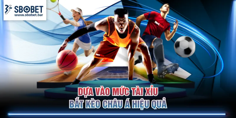 Dựa vào mức Tài Xỉu bắt kèo Châu Á hiệu quả