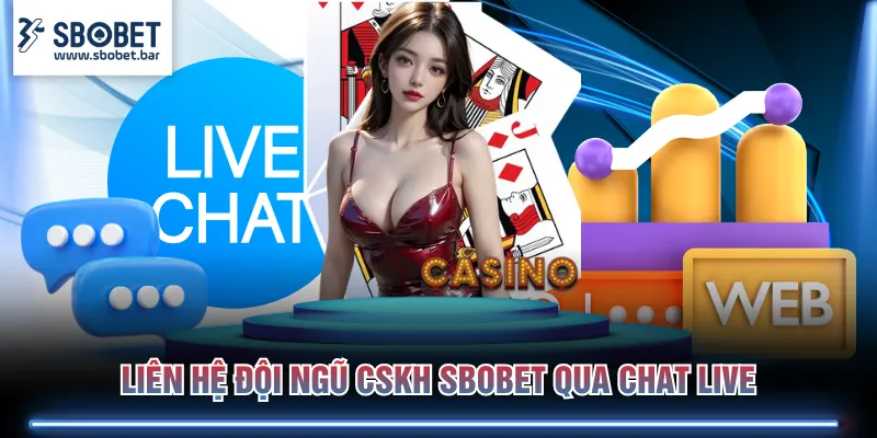 Liên hệ đội ngũ CSKH SBOBET qua chat live