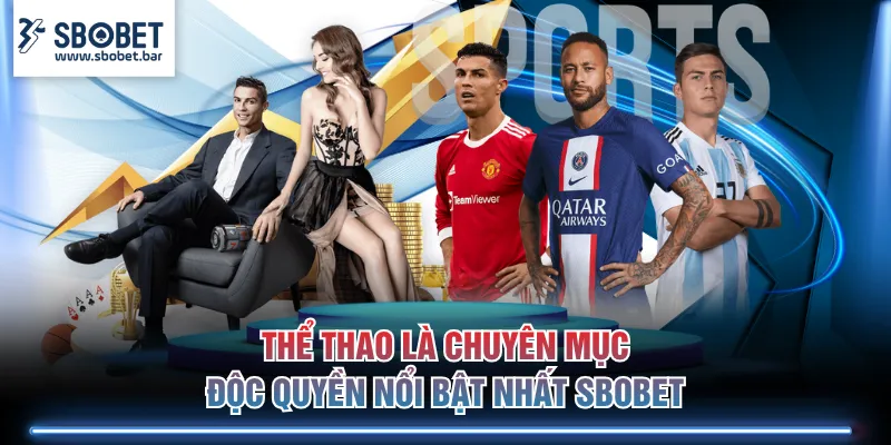 Thể thao là chuyên mục độc quyền nổi bật nhất SBOBET