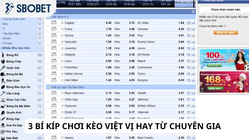 3 bí kíp chơi kèo việt vị hay từ chuyên gia