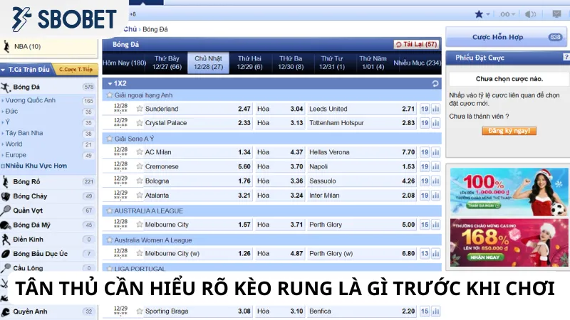 Tân thủ cần hiểu rõ kèo rung là gì trước khi chơi